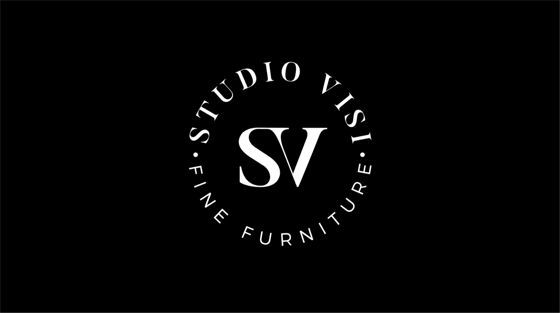 Studio Visi Fine Furniture circular SV logo